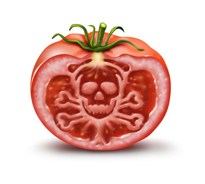 graphic of a cut tomato with poison symbol on inside