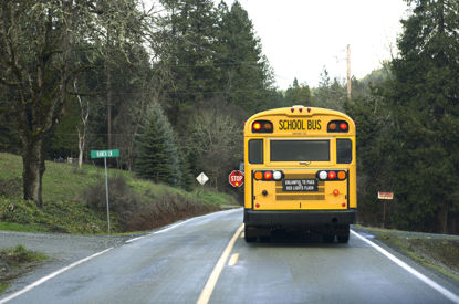 school bus at a stop